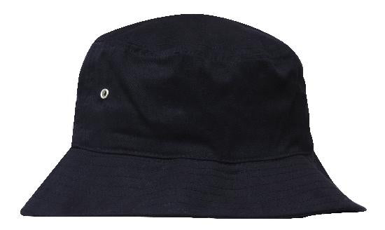 Kids Brushed Sports Twill Bucket Hat - 4166