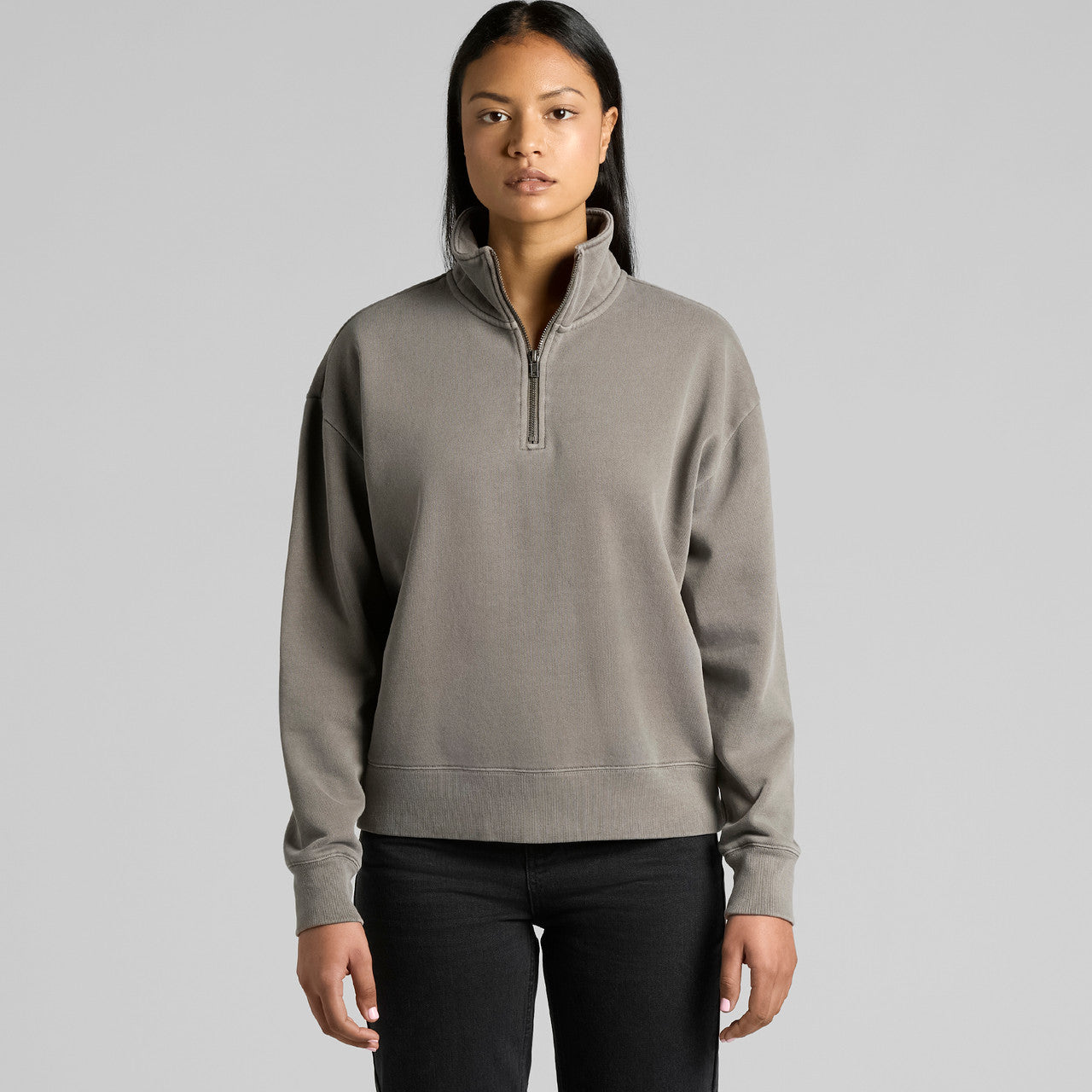 Wo's Relax Faded Half Zip - 4167
