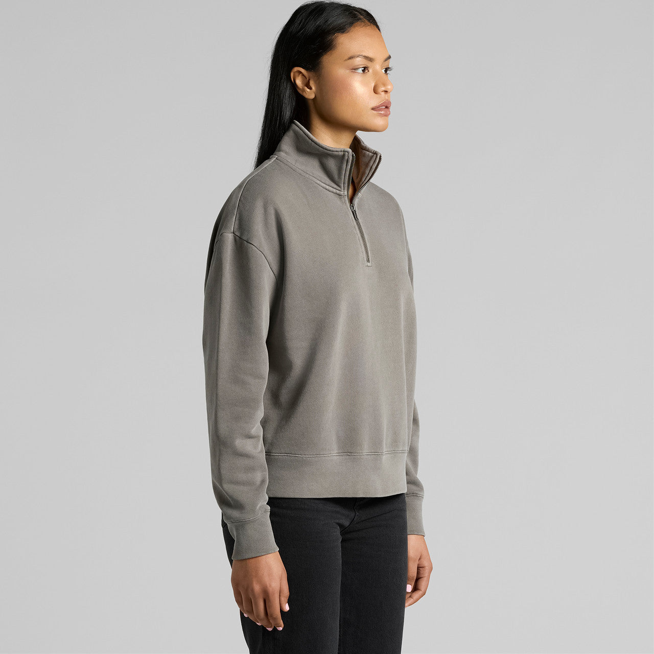 Wo's Relax Faded Half Zip - 4167