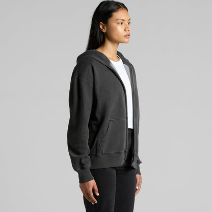 Wo's Relax Faded Zip Hood - 4170