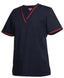 LADIES CONTRAST SCRUBS TOP - 4SCT1