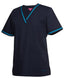 LADIES CONTRAST SCRUBS TOP - 4SCT1