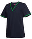 LADIES CONTRAST SCRUBS TOP - 4SCT1