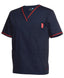 CONTRAST SCRUBS TOP - 4SCT