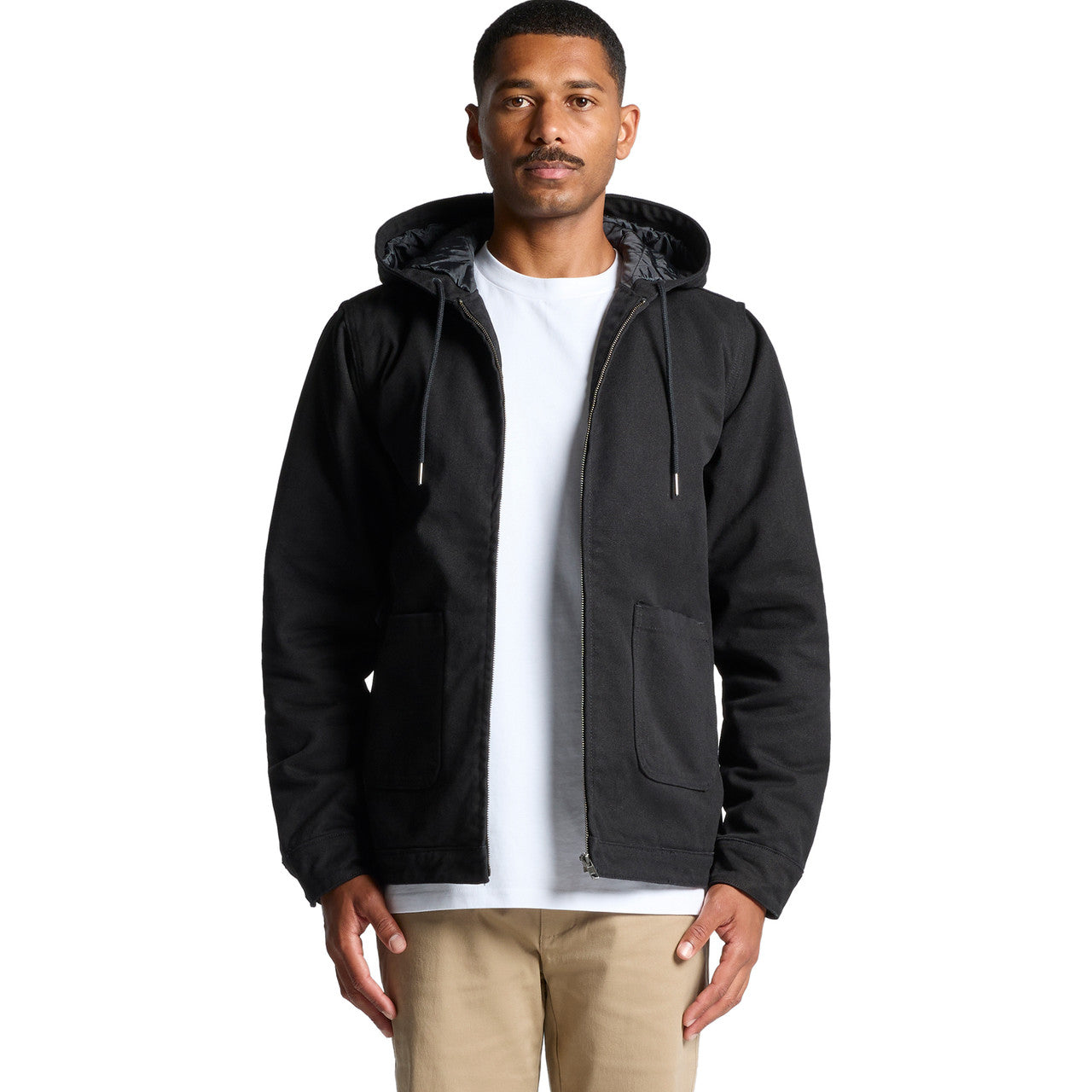 Canvas Heavy Hooded Jacket - 5529