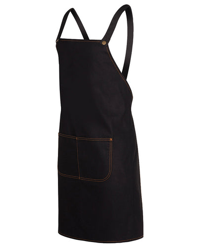 CROSS BACK DENIM APRON - 5ACBD