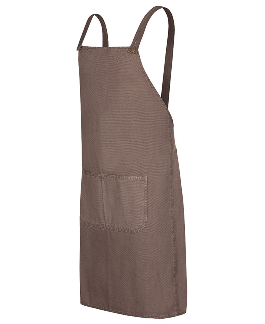 CROSS BACK CANVAS APRON - 5ACBC