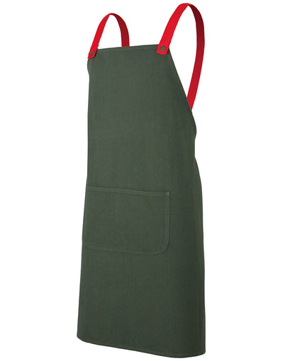 CROSS BACK CANVAS APRON - 5ACBC