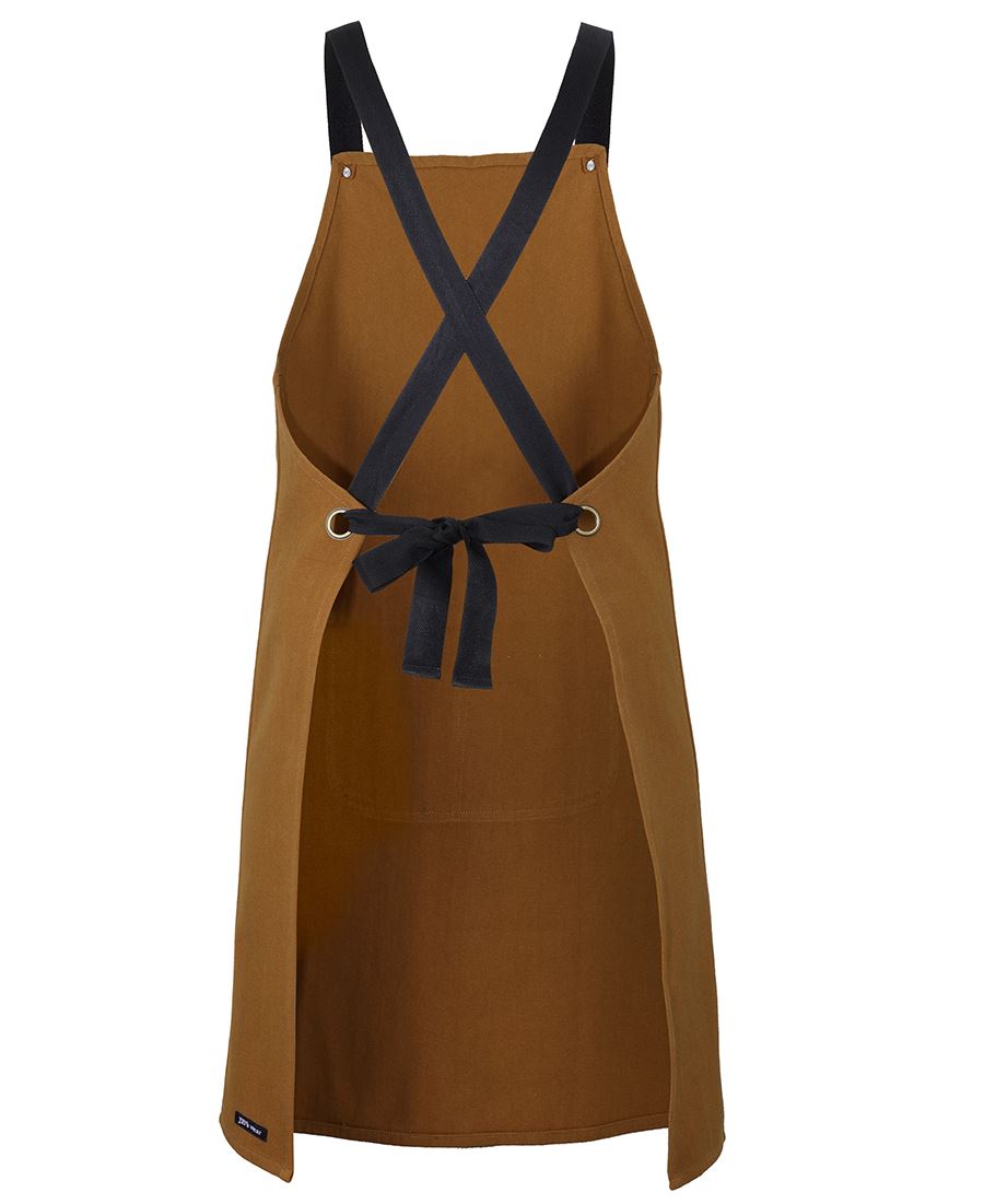 CROSS BACK CANVAS APRON - 5ACBC