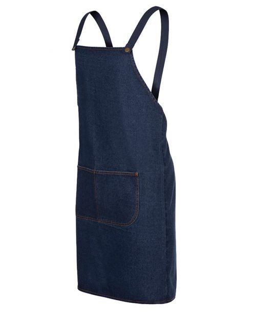 CROSS BACK DENIM APRON - 5ACBD