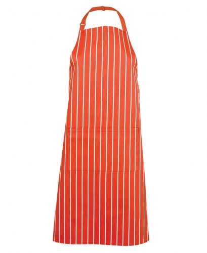 BIB STRIPED APRON WITH POCKET - 5BS
