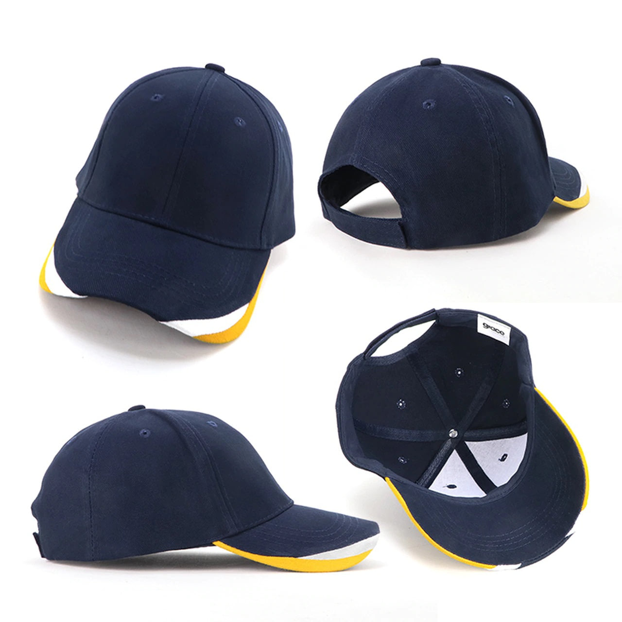 Bondi 3 Tone Peak Design Cap – AH325