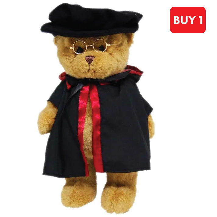 Graduation Doctor PHD Hat Bear - 36cm