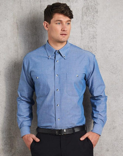 Men's Chambray Long Sleeve - BS03L