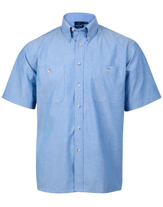 Men's Chambray Short Sleeve - BS03S
