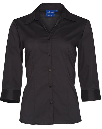 Women's Teflon Executive 3/4 Sleeve Shirt - BS07Q