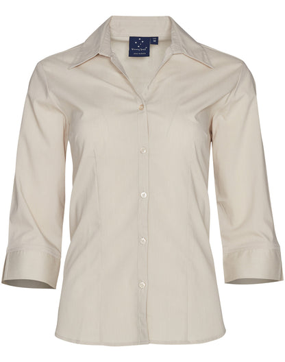 Women's Teflon Executive 3/4 Sleeve Shirt - BS07Q