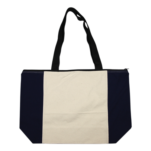 Printed Calico Zip Shopper – CB007