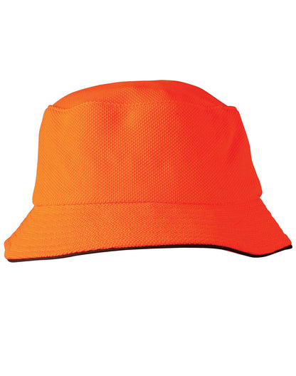 Pique Mesh With Sandwich Bucket Hat – CH71