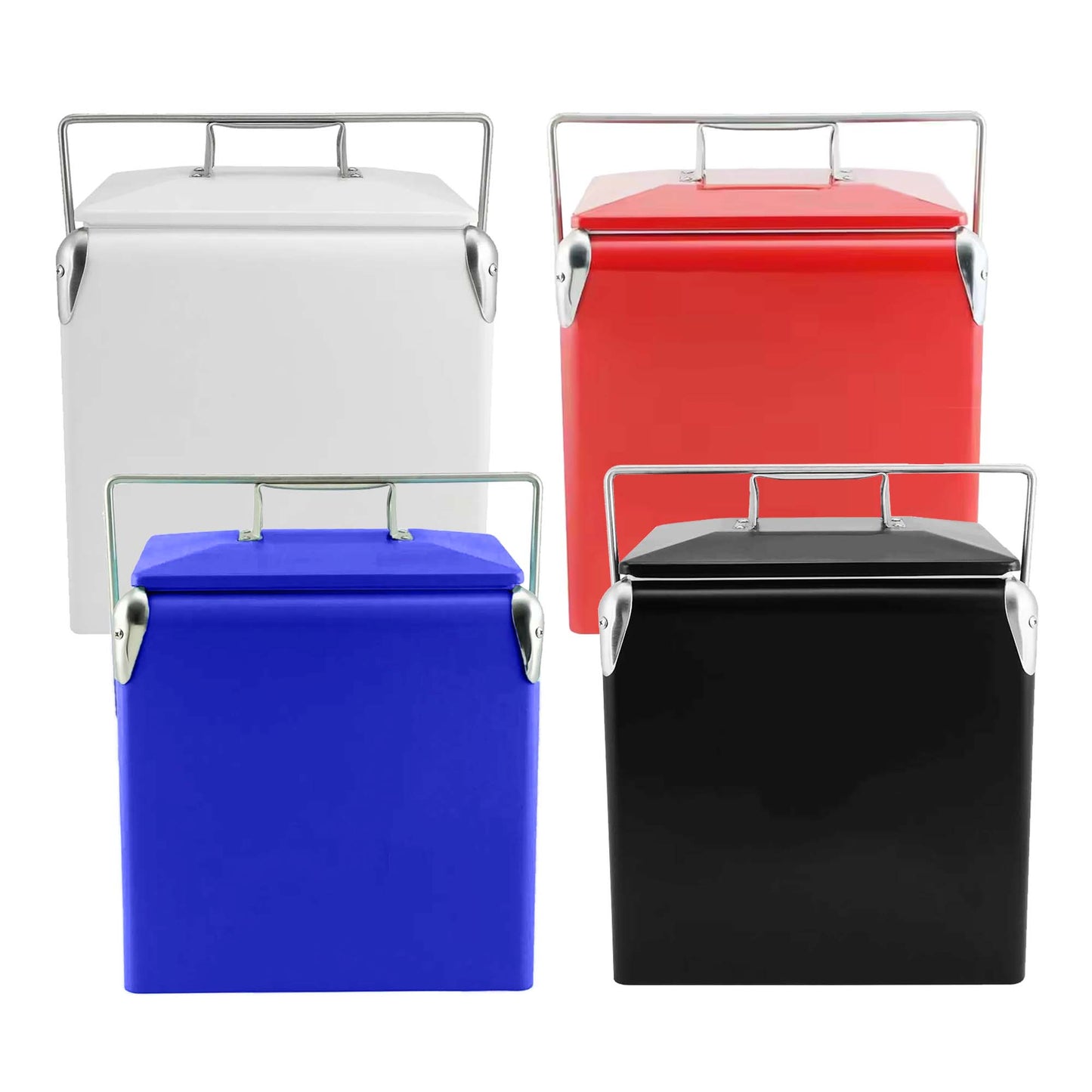 Retro Metal Ice Cooler Box 13L - CL007
