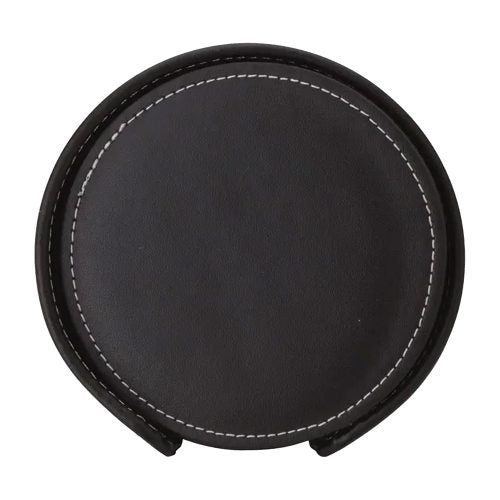 Franklin Leather Coaster Set of 6 - CST010