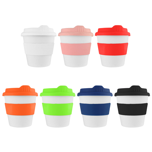 Plastic Cup with Grip 8oz - EK001