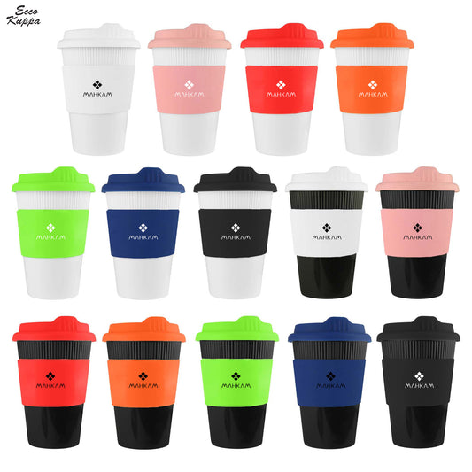Plastic Cup with Grip 12oz - EK002