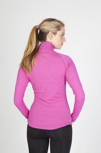 Ladies Greatness Half Zip Mock Neck - F389LD