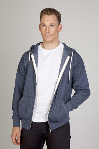 Mens Greatness Heather Zip Hoodie - F750HZ