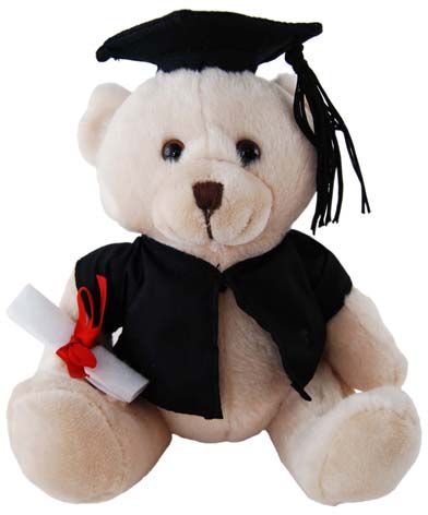 GRADUATION BEAR - 16cm