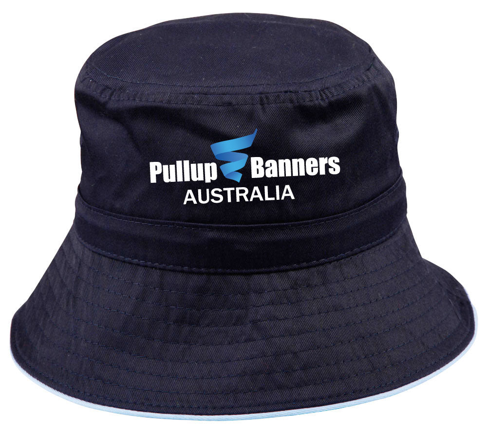 Sandwich Bucket Hat with Toggle - H1033