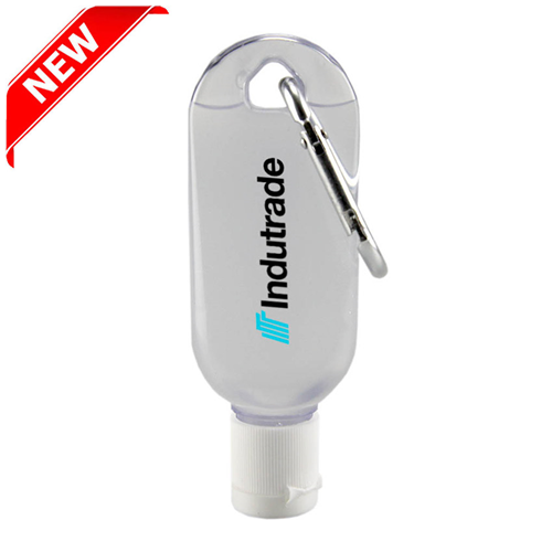 Get 30ml Gel Hand Sanitizer with Carabiner - HS003