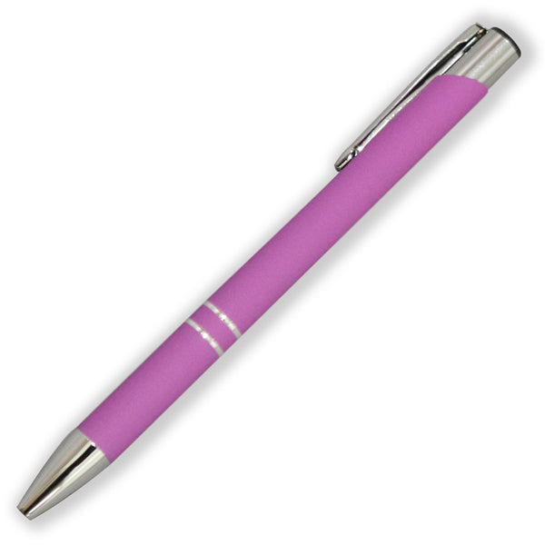 Rubber Coated Metal Pens - JP014R