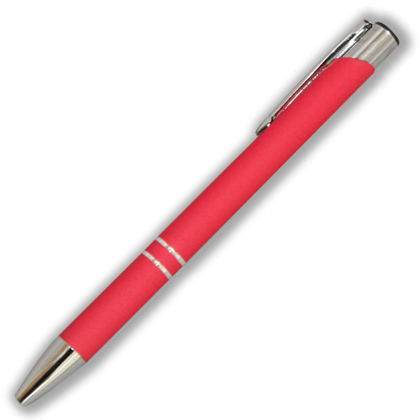 Rubber Coated Metal Pens - JP014R