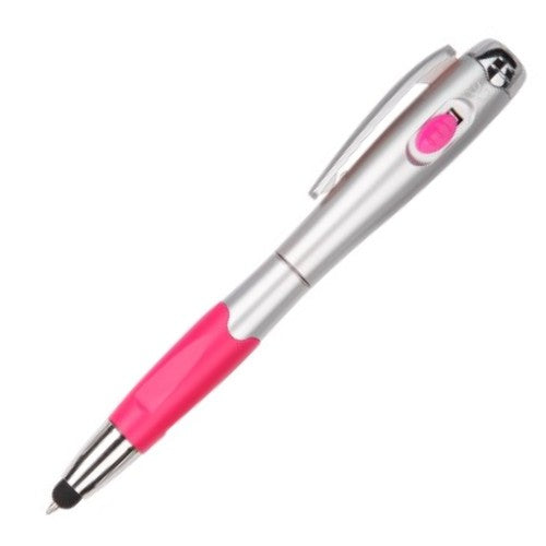 LED LIGHT STYLUS PLASTIC PEN - JP027