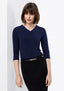Ladies Lana 3/4 Sleeve Top - K819LT