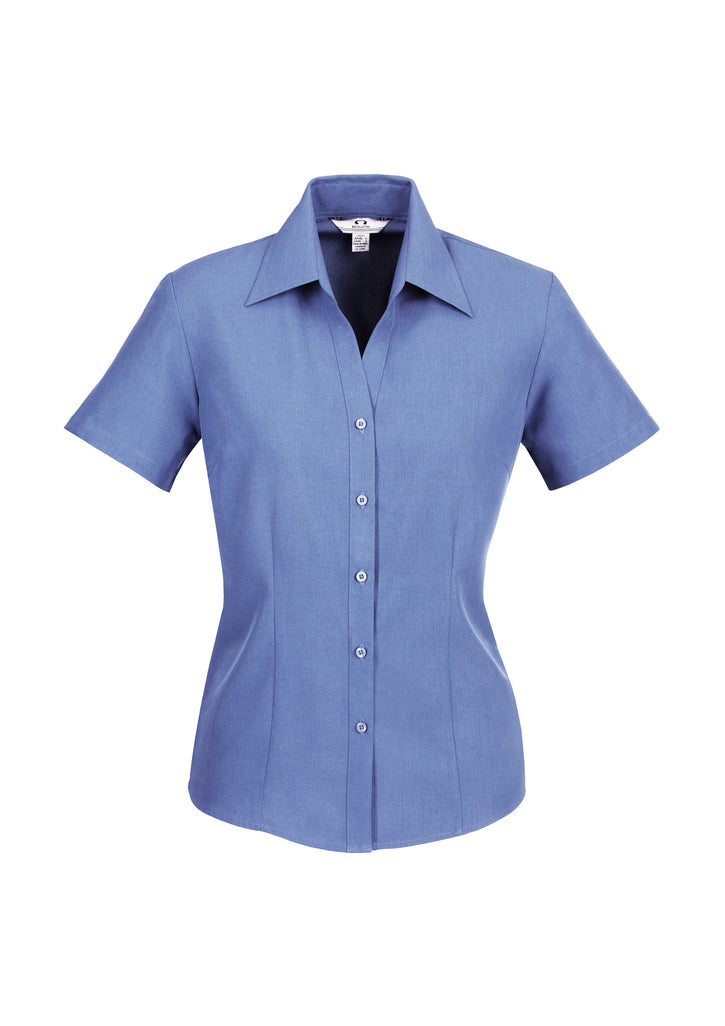 Ladies Plain Oasis Short Sleeve Shirt - LB3601