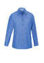 Ladies Wrinkle Free Chambray Long Sleeve Shirt - LB6201