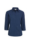 Ladies Micro Check 3/4 Sleeve Shirt - LB8200