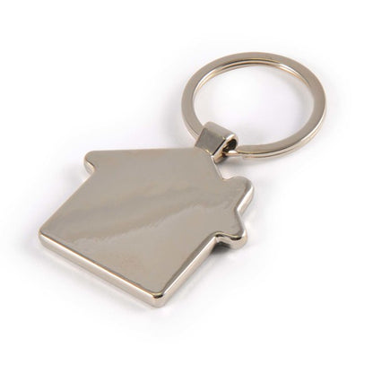 House Bamboo Zinc Keytag - LL3522