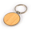 Circle Bamboo Zinc Keytag - LL3524