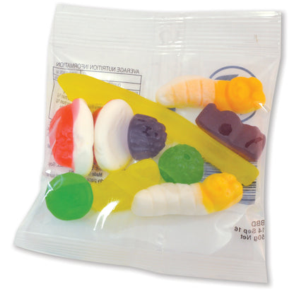 Cadbury Assorted Jelly Party Mix in 50 Gram Cello Bag - LL420
