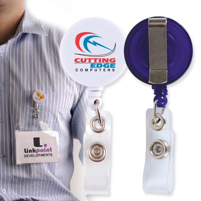 CORFU RETRACTABLE NAME BADGE HOLDER - LL451