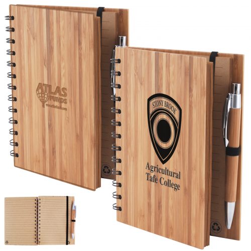 Promotional Amazon Bamboo Notebook – LL9757