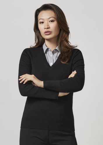 Ladies V Neck Pullover - LP3506