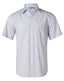 Men's Fine Stripe Short Sleeve Shirt - M7211