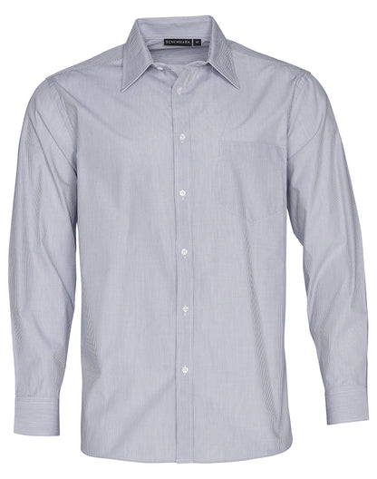 Men's Fine Stripe Long Sleeve Shirt - M7212