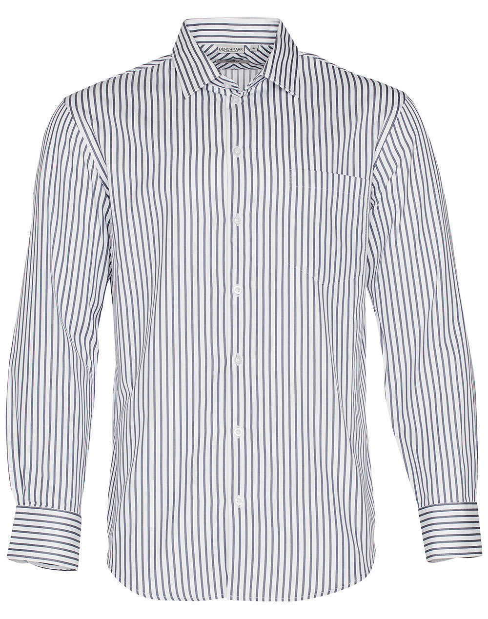 Men's Executive Sateen Stripe Long Sleeve Shirt - M7310L