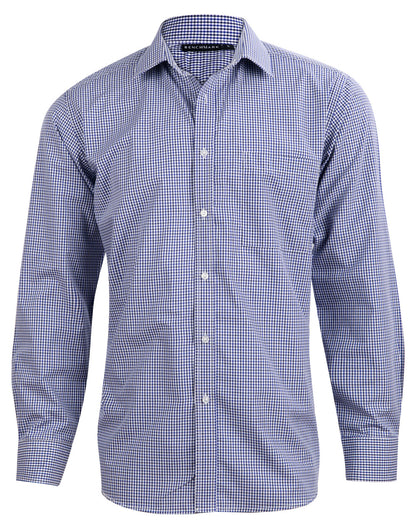 Men’s Multi-Tone Check Long Sleeve Shirt - M7320L