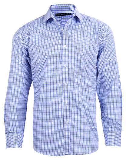 Men’s Multi-Tone Check Long Sleeve Shirt - M7320L
